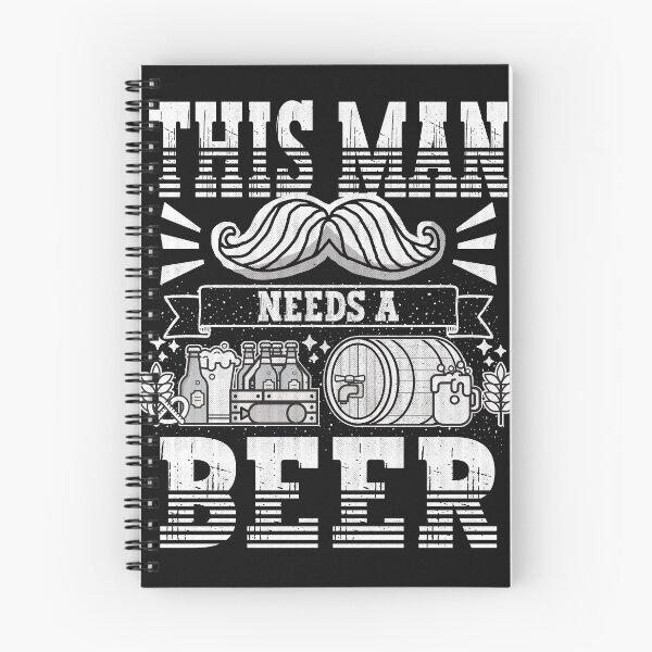 Item preview, This man needs a beer Funny Quote designed and sold by VichallanStudio.