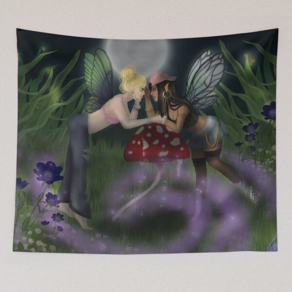 Item preview, Fairy Meow Kisses ( night time edition ) designed and sold by The Noir Arts.