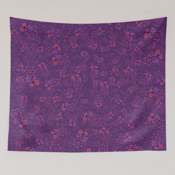 Item preview, Purple Phenylalanine Pattern designed and sold by vividbiology.