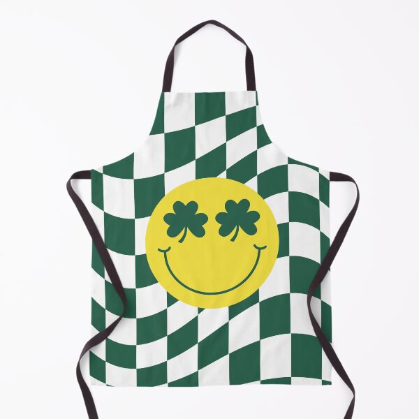 Item preview, Green Happy Smiley Face Shamrock For St Patrick's Day Gift designed and sold by BronikowskiART.