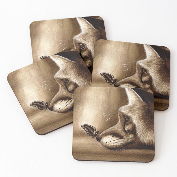 Item preview, Fox and butterfly designed and sold by PenworkGallery.