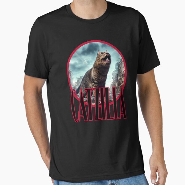 Item preview, Catzilla Cat Standing in a Destroyed City Street designed and sold by CatToot.