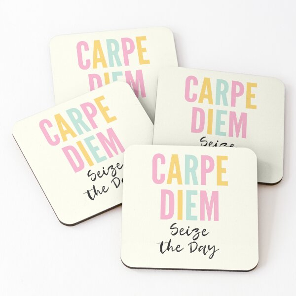 Item preview, Carpe Diem Seize the Day Cute Colorful Typography designed and sold by IceCreamMuseum.