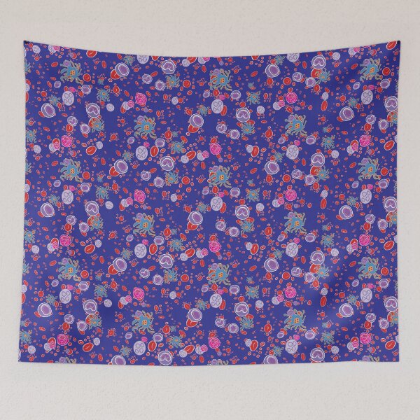 Item preview, Blood Cells and Platelet Pattern designed and sold by vividbiology.