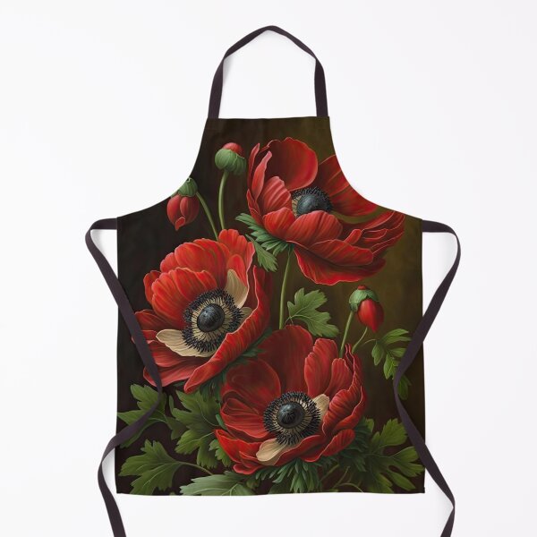 Item preview, Red Anemone Flowers designed and sold by Vanover Designs.
