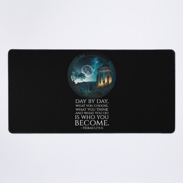 Item preview, Motivational Ancient Greek Philosophy Heraclitus Quote designed and sold by Styrman.