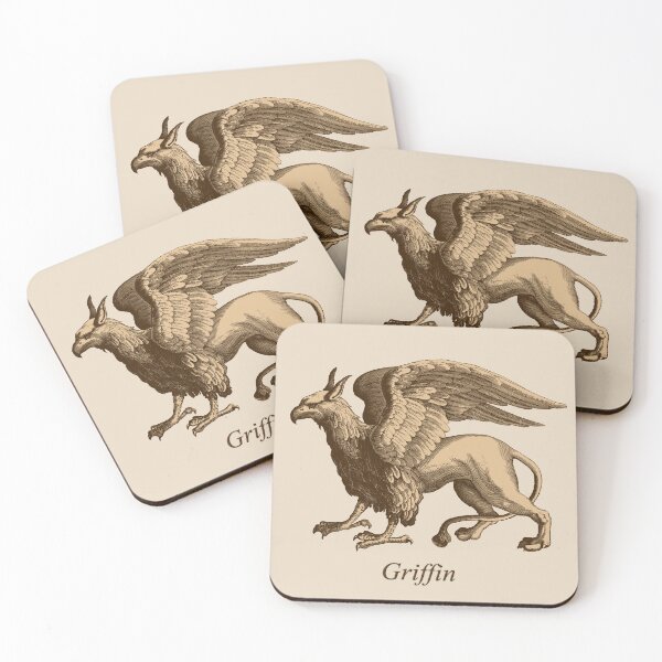 Item preview, Brown and Beige Griffin - Legendary Beast designed and sold by Marymarice.