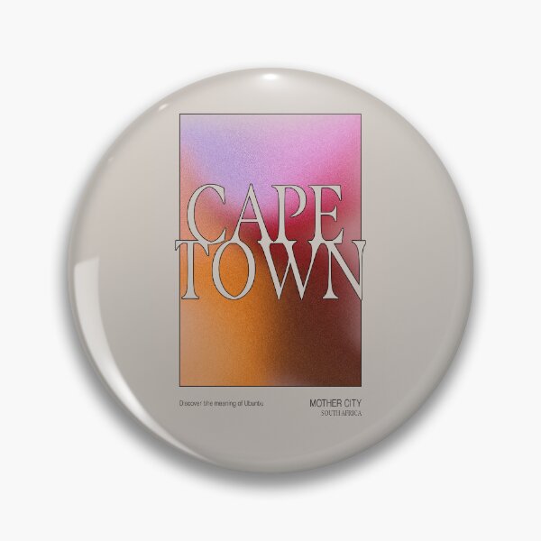 Item preview, Cape Town Grainy Gradient Poster designed and sold by AsteriskHouse.