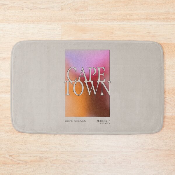 Item preview, Cape Town Grainy Gradient Poster designed and sold by AsteriskHouse.