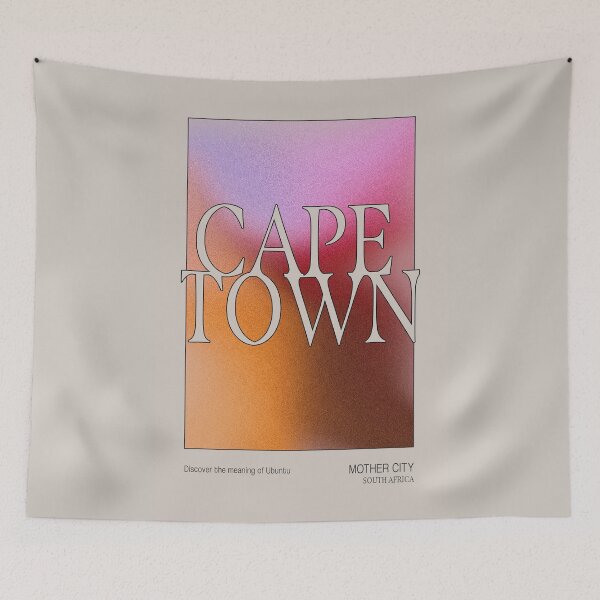 Item preview, Cape Town Grainy Gradient Poster designed and sold by AsteriskHouse.