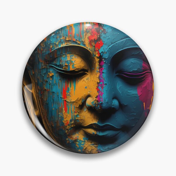 Item preview, Enlightened Elegance- Colorful Buddha Portraits designed and sold by bharuarts.