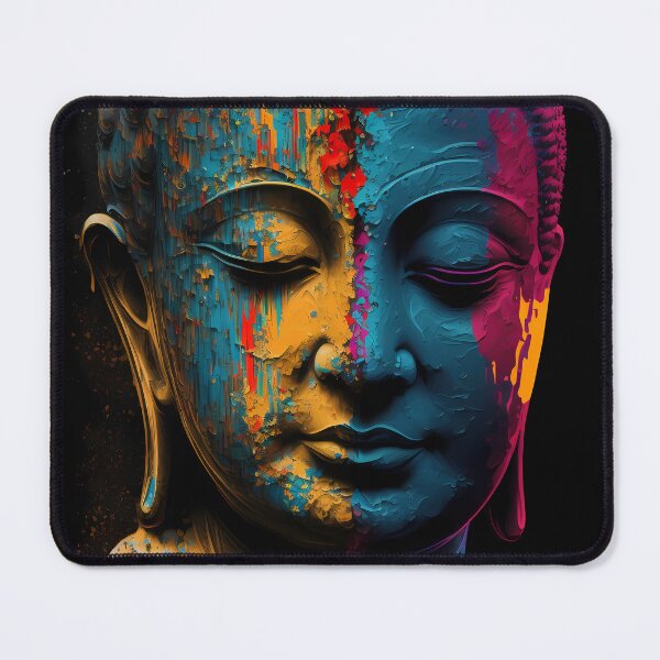Item preview, Enlightened Elegance- Colorful Buddha Portraits designed and sold by bharuarts.