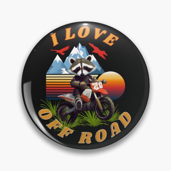 Item preview, A cool raccoon on a cross bike designed and sold by Animal world designs.