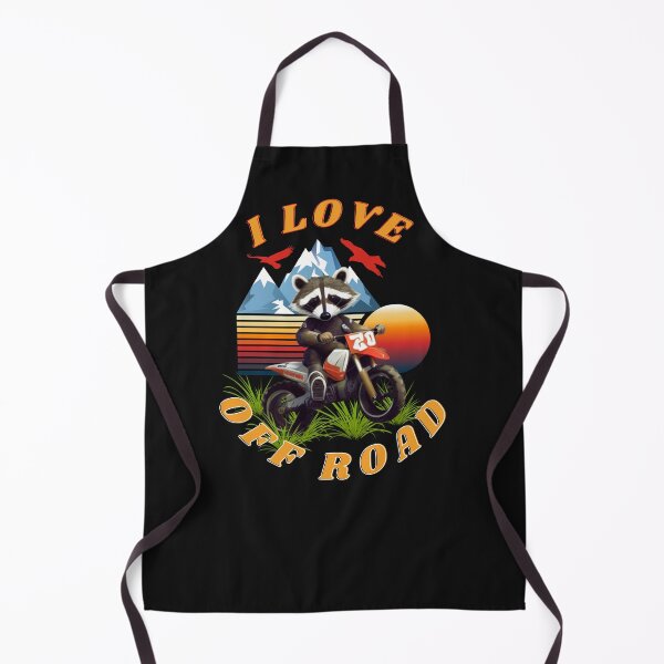Item preview, A cool raccoon on a cross bike designed and sold by Animal world designs.