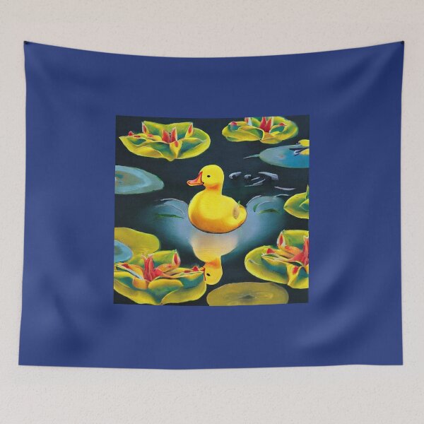 Item preview, Yellow duckling among lilies designed and sold by Natalia-Vlad.