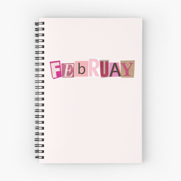 Item preview, February aesthetic magazine letter word designed and sold by My little sweet shop.