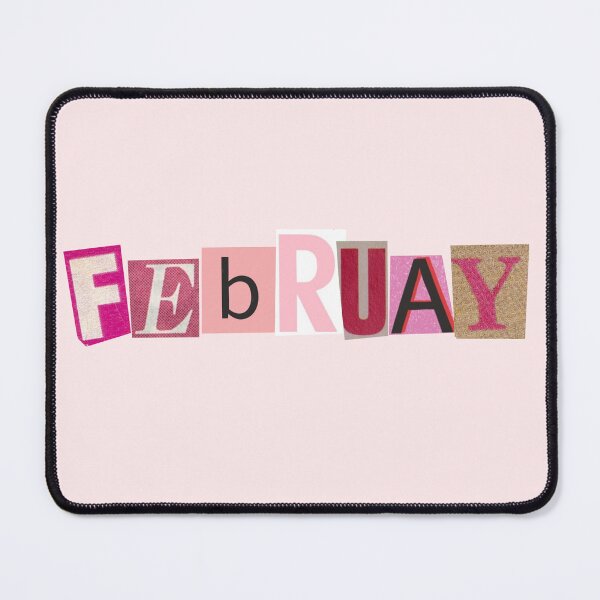 Item preview, February aesthetic magazine letter word designed and sold by My little sweet shop.