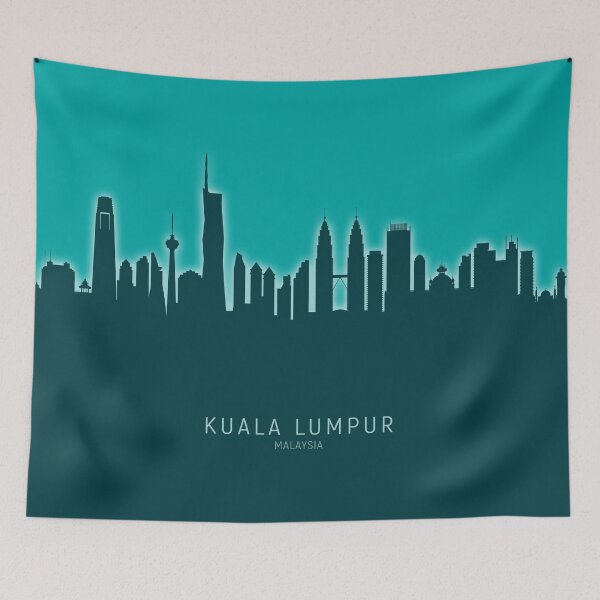 Item preview, Kuala Lumpur Malaysia Skyline designed and sold by ArtPrints.