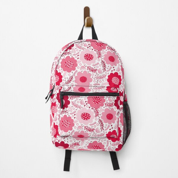 Item preview, Monochrome flower pattern in red designed and sold by IlustraDeni.