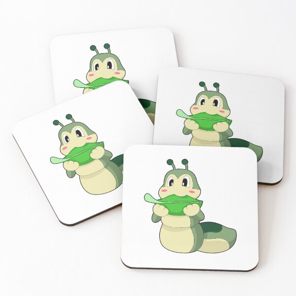 Item preview, Caterpillar Eating Leaf designed and sold by Snabdesign84.