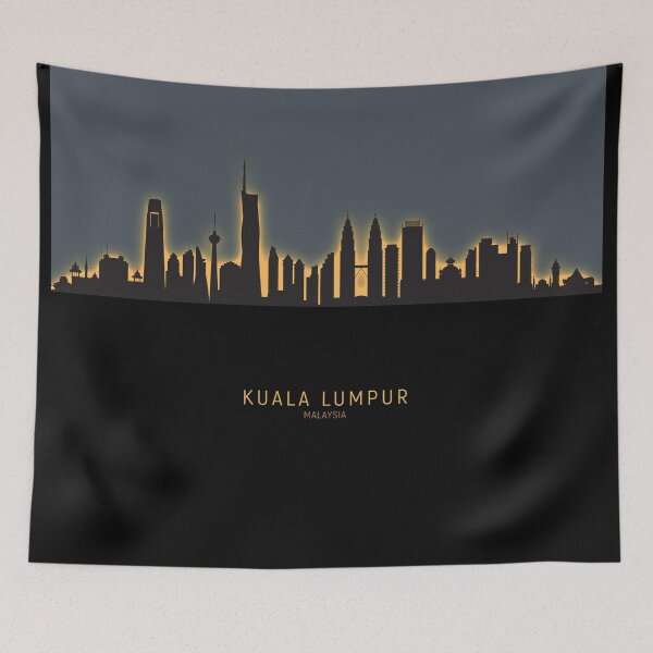 Item preview, Kuala Lumpur Malaysia Skyline designed and sold by ArtPrints.