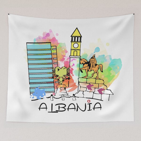 Item preview, Albania WaterColor designed and sold by artesign.
