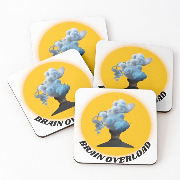 Item preview, Brain Overload - Funny Quote designed and sold by HanaiPrint.