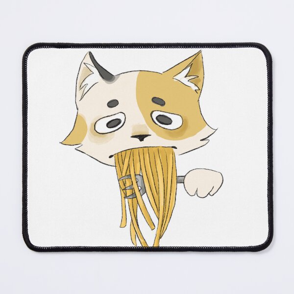 Item preview, Cat eating spaghetti  designed and sold by Raccoondoodles.