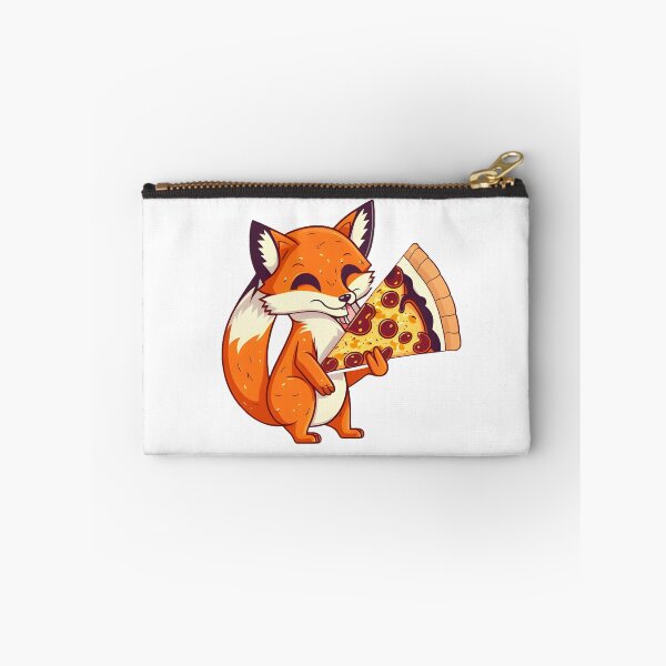 Item preview, Fox Eating a Slice of pizza designed and sold by Style PoP.