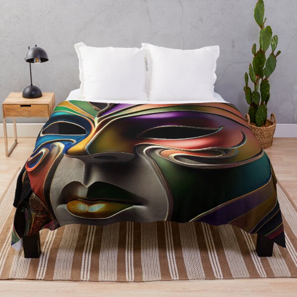 Item preview, Multicolor Mardi Gras Mask designed and sold by OccultDreams.