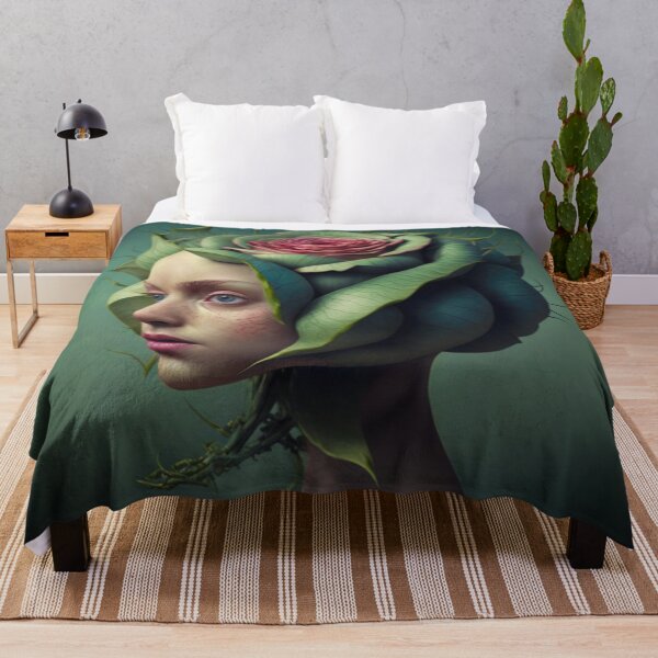 Item preview, Fine Art Portrait of A Woman as A Flower designed and sold by Daniel Leighton.
