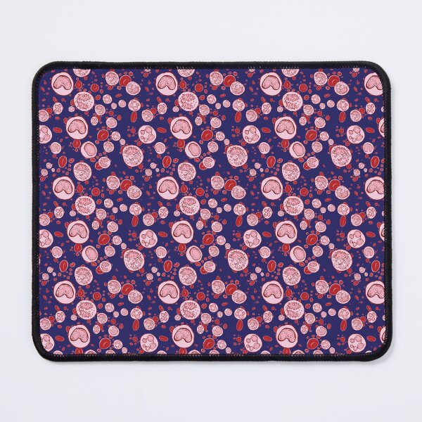 Item preview, Purple Red and White Blood Cell Pattern designed and sold by vividbiology.