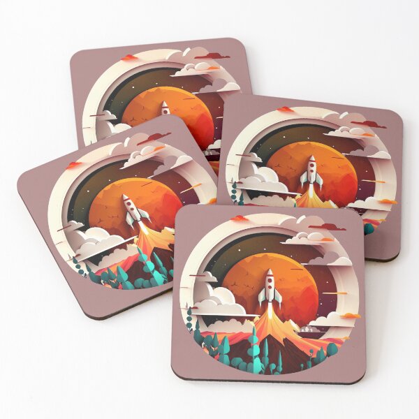 Item preview, The rocket goes into space designed and sold by Onoky.