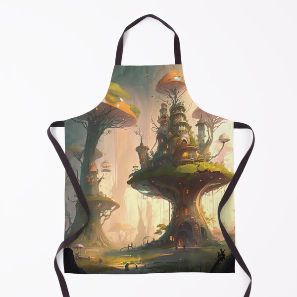 Item preview, Mushroom Houses In An Alien Fantasy World Landscape designed and sold by Styrman.