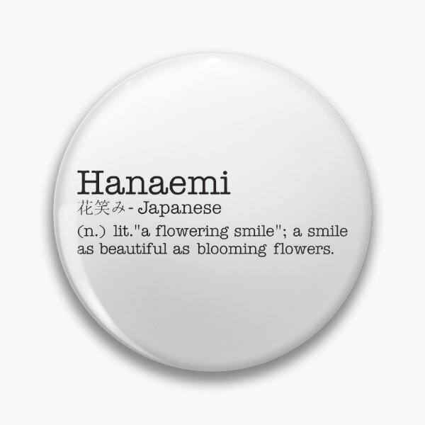 Item preview, Hanaemi - Japanese - Beautiful Word Definition  - Typewriter designed and sold by Zooone.