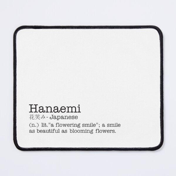 Item preview, Hanaemi - Japanese - Beautiful Word Definition - Typewriter designed and sold by Zooone.