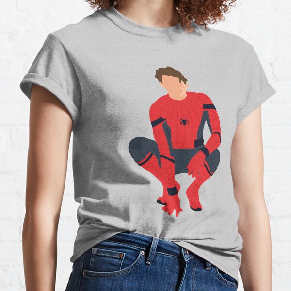 Juniors Womens Marvel Spider-Man: Homecoming Four Square T-Shirt - Navy  Blue - Medium