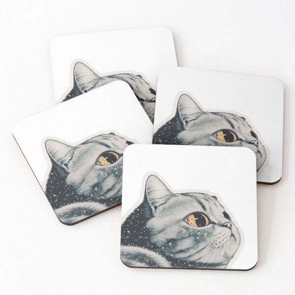 Item preview, Peek-a-Boo British Shorthair 3 - Anime Peeker Sticker designed and sold by Star_.