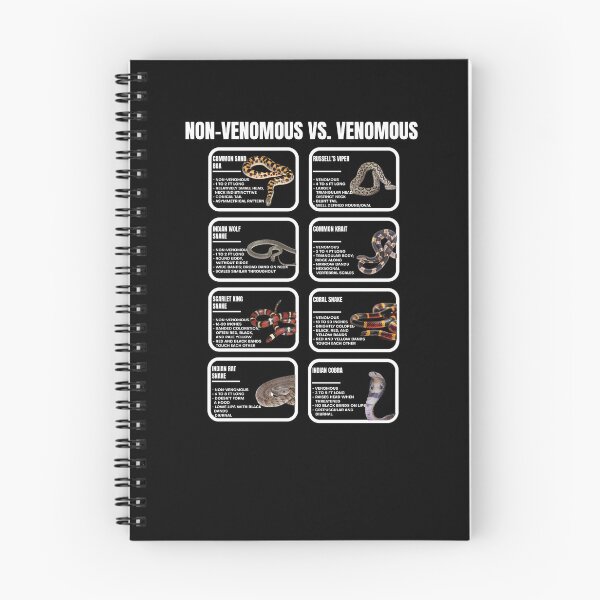 Item preview, Venomous Vs Non-Venomous Snakes Herpetology Boys Snake Gear designed and sold by DynamicDesign.