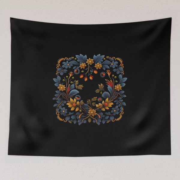 Item preview, Folklore Flower Ornamentics designed and sold by PipikaArt.