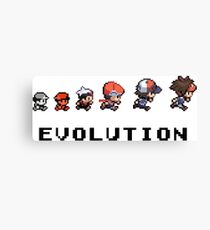 The Evolution of Pokemon Canvas Print