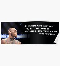 Conor McGregor Motivational Poster Poster