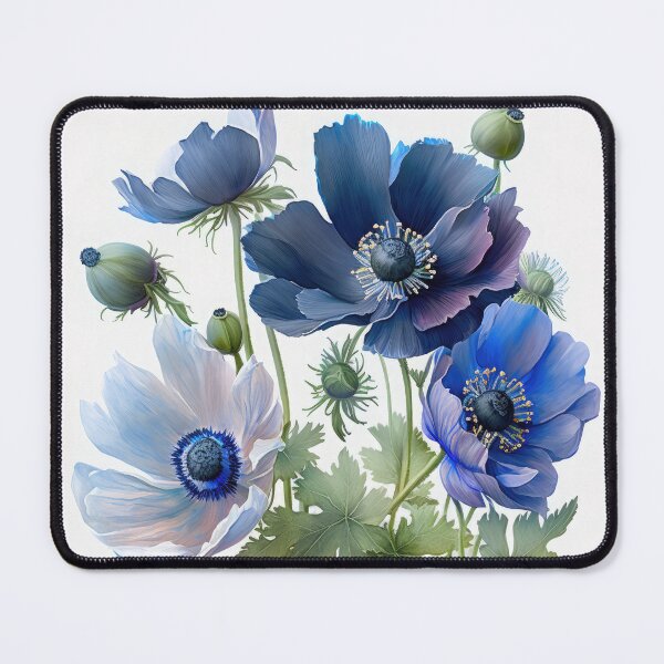 Item preview, Blue Anemone Flowers  designed and sold by Vanover Designs.