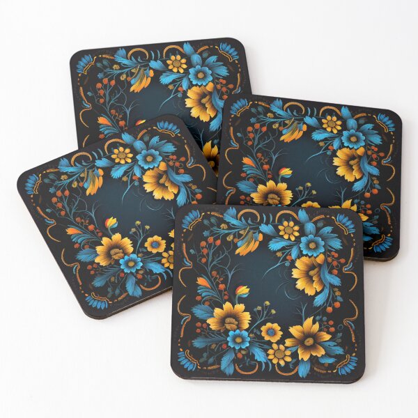 Item preview, Folklore Flower Ornamentics designed and sold by PipikaArt.