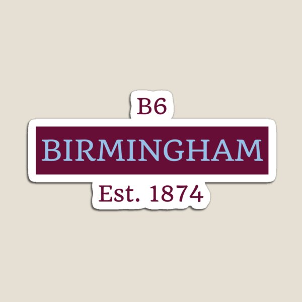 Vista previa del artículo con la obra «B6 Birmingham 1874», diseñado y vendido por Rag-Dog.
