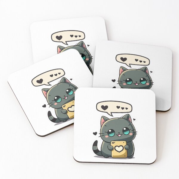 Item preview, Animoji - Valentine's Cat designed and sold by Turocks.