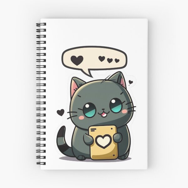 Item preview, Animoji - Valentine's Cat designed and sold by Turocks.