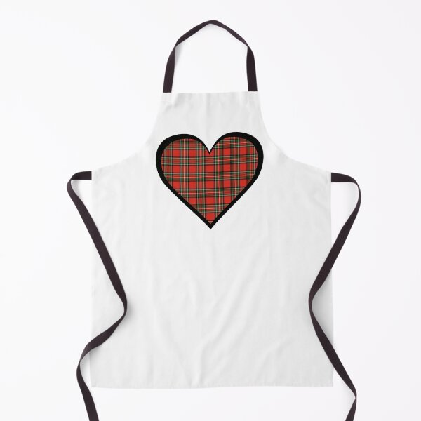 Item preview, Royal Stewart tartan heart designed and sold by KyttsyKrafts.