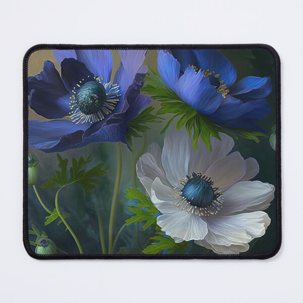 Item preview, Blue Anemone Flowers  designed and sold by Vanover Designs.