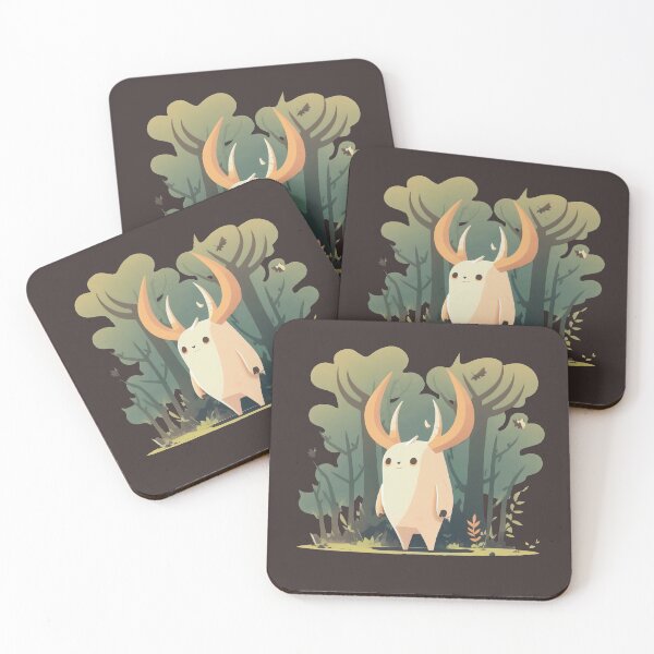 Item preview, Forest Creature with Big Horns designed and sold by quick-drops.